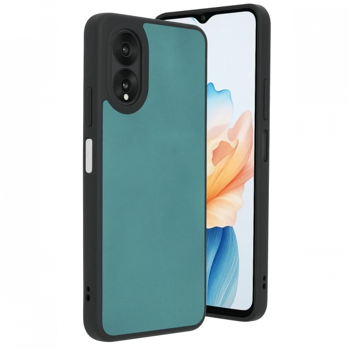 Newface Oppo A38 Kılıf Aras Deri Kapak - Açık Yeşil