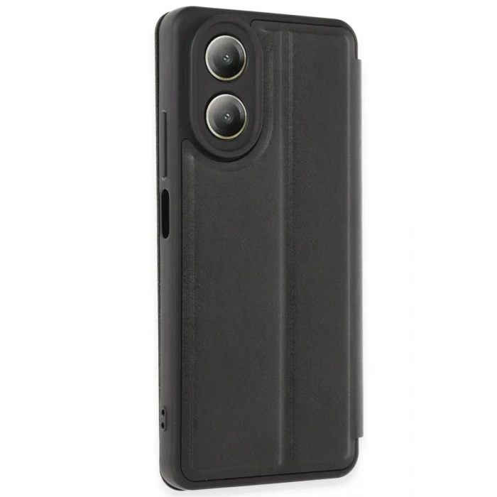 Newface Oppo A38 Kılıf Flip Cover - Siyah