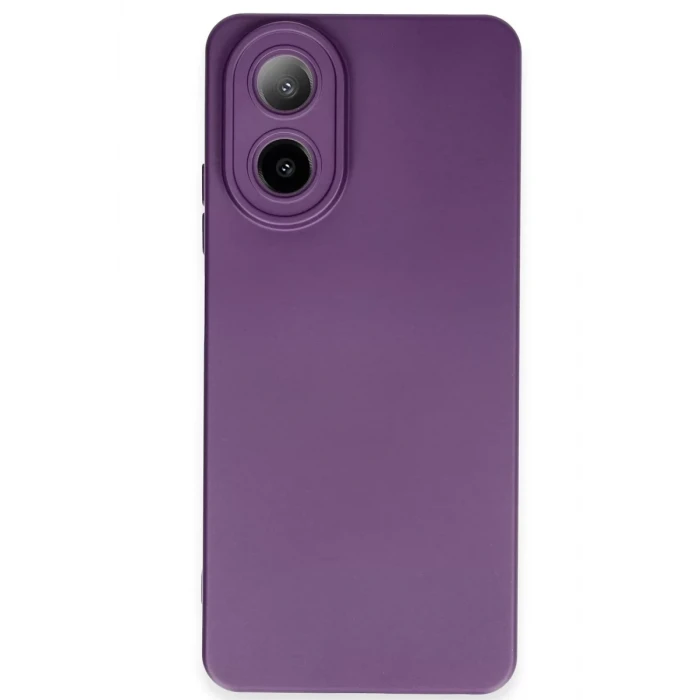 Newface Oppo A38 Kılıf Nano içi Kadife Silikon - Mor