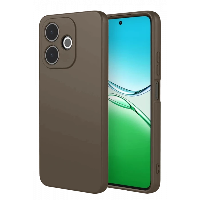 Newface Oppo A5 Pro 4G First Silikon - Kahverengi