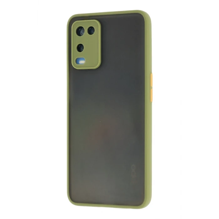 Newface Oppo A54 4G Kılıf Montreal Silikon Kapak - Açık Yeşil