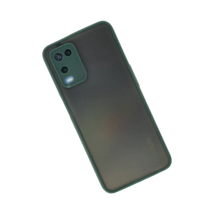Newface Oppo A54 4G Kılıf Montreal Silikon Kapak - Yeşil