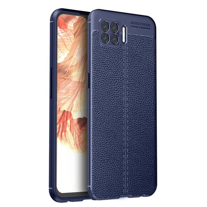 Newface Oppo A73 Kılıf Auto Focus Kapak - Lacivert