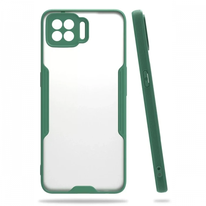 Newface Oppo A73 Kılıf Platin Silikon - Yeşil