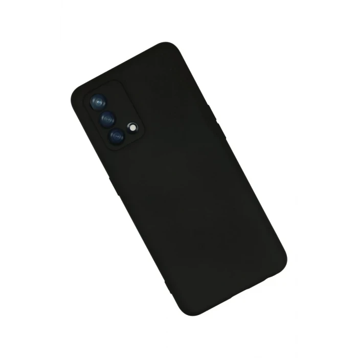 Newface Oppo A74 4G Kılıf Nano içi Kadife Silikon - Siyah