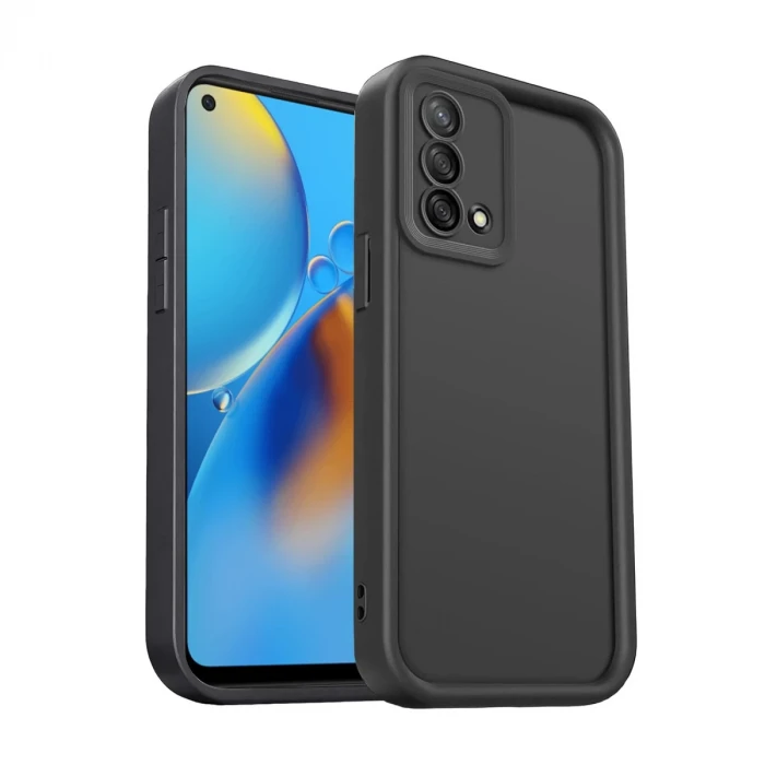 Newface Oppo A74 4G Kılıf Viera Silikon - Siyah