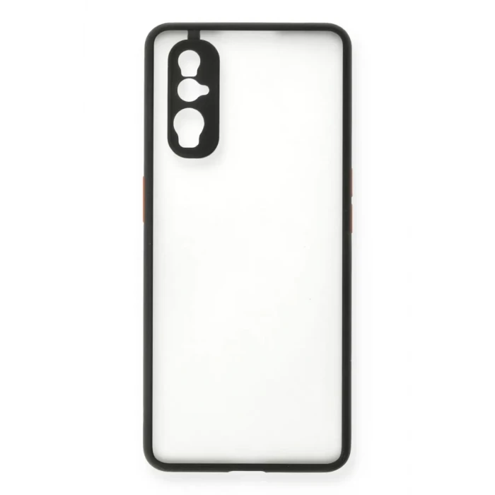 Newface Oppo Find X2 Kılıf Montreal Silikon Kapak - Siyah