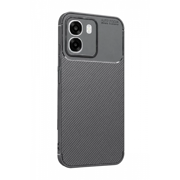 Newface Oppo Oppo A6T 5G Auto Focus Karbon Kapak - Gri