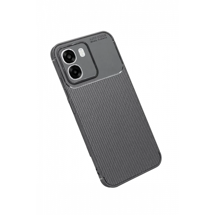 Newface Oppo Oppo A6T 5G Auto Focus Karbon Kapak - Gri