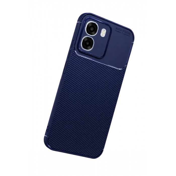 Newface Oppo Oppo A6T 5G Auto Focus Karbon Kapak - Lacivert