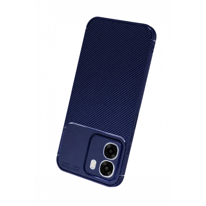 Newface Oppo Oppo A6T 5G Auto Focus Karbon Kapak - Lacivert