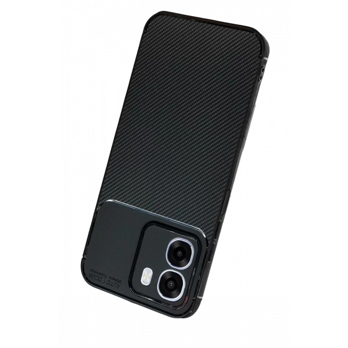 Newface Oppo Oppo A6T 5G Auto Focus Karbon Kapak - Siyah