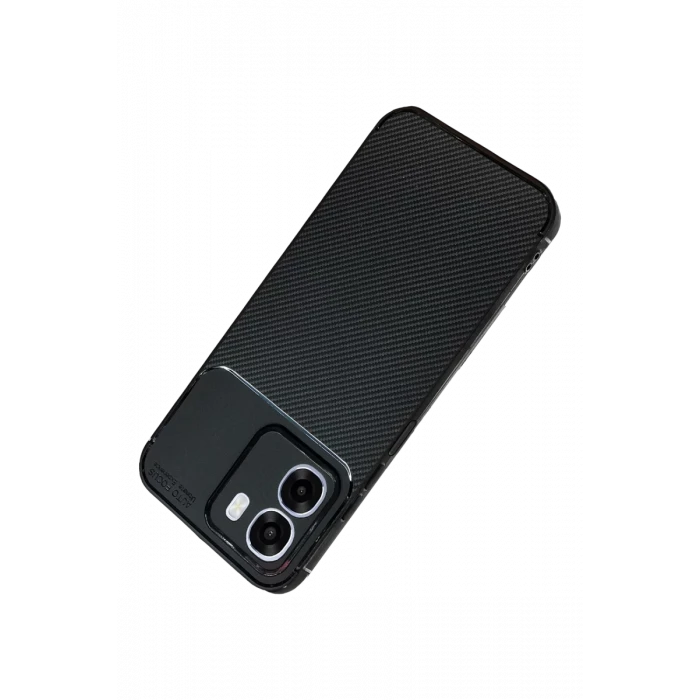 Newface Oppo Oppo A6T 5G Auto Focus Karbon Kapak - Siyah
