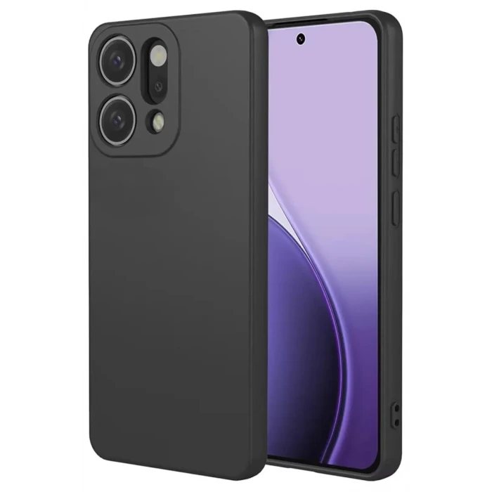 Newface Oppo Reno 14 First Silikon - Siyah
