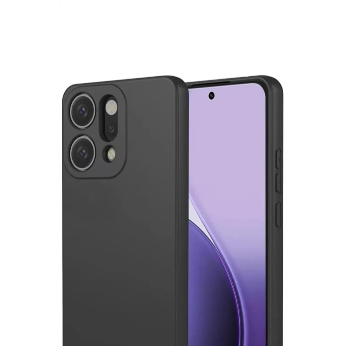 Newface Oppo Reno 14 First Silikon - Siyah