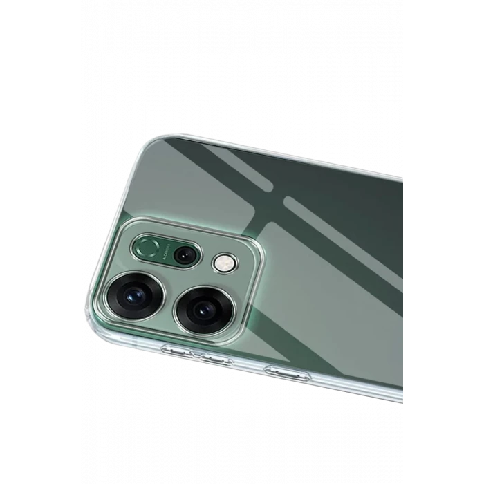 Newface Oppo Reno 14 Kılıf Lüx Şeffaf Silikon - Şeffaf