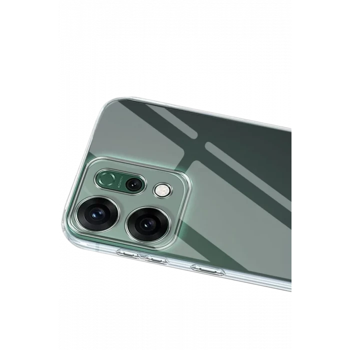Newface Oppo Reno 14 Kılıf Lüx Şeffaf Silikon - Şeffaf
