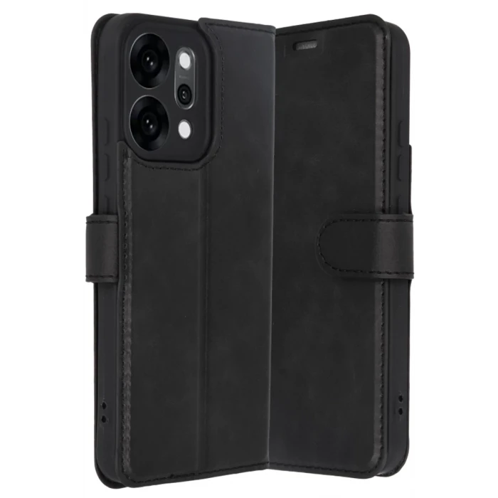 Newface Oppo Reno 14 Trend S Plus Kapaklı Kılıf - Siyah