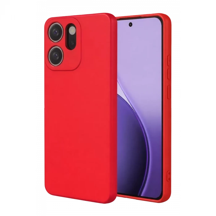 Newface Oppo Reno 14F First Silikon - Kırmızı