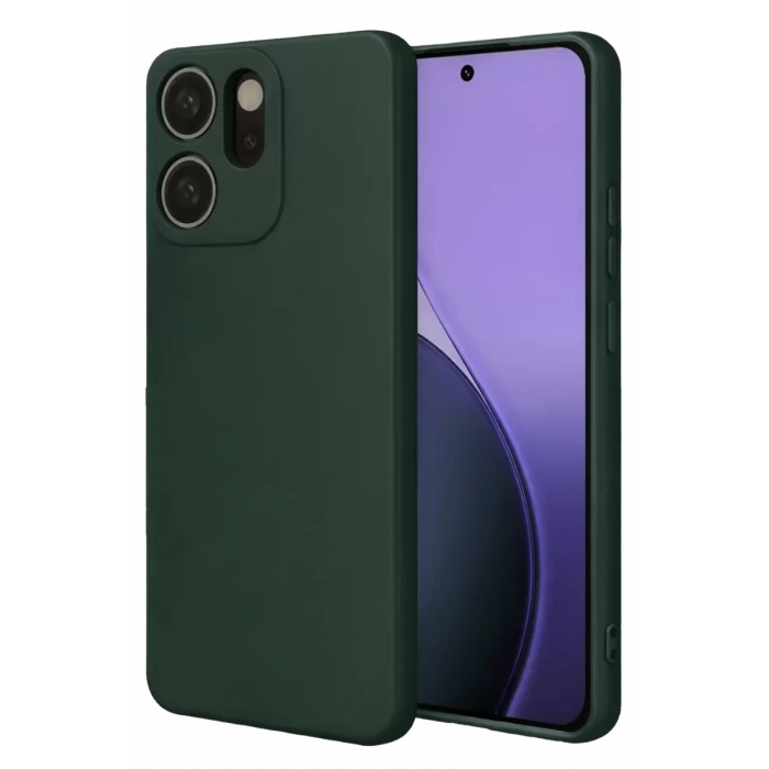 Newface Oppo Reno 14F First Silikon - Koyu Yeşil