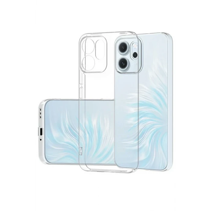 Newface Oppo Reno 14F Kılıf Lüx Şeffaf Silikon