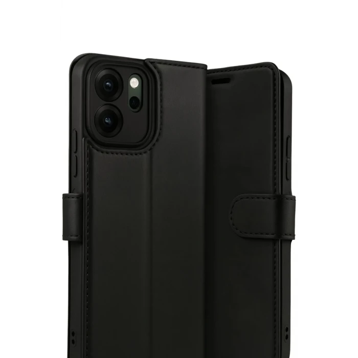 Newface Oppo Reno 14F Trend S Plus Kapaklı Kılıf - Siyah
