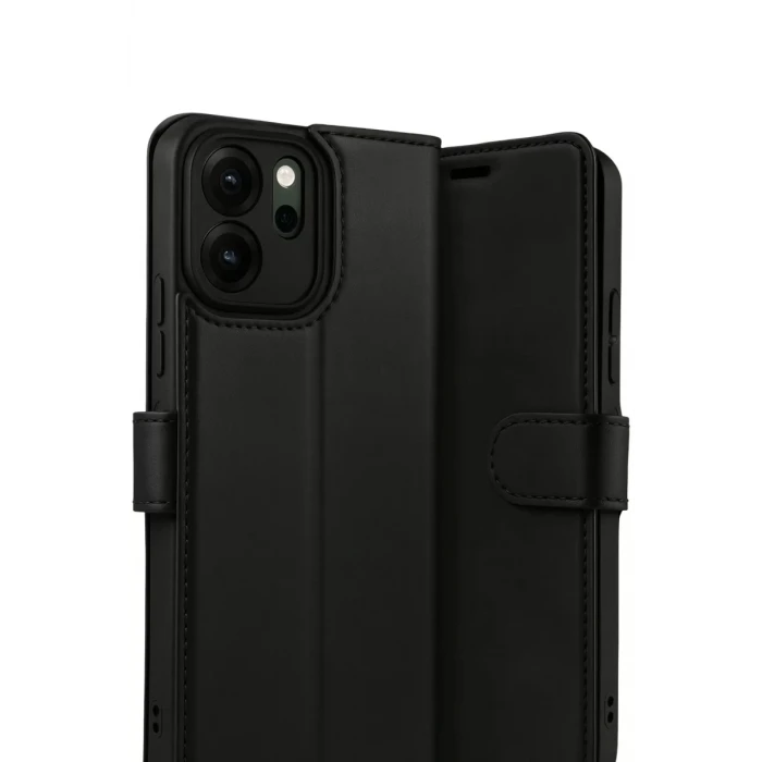 Newface Oppo Reno 14F Trend S Plus Kapaklı Kılıf - Siyah