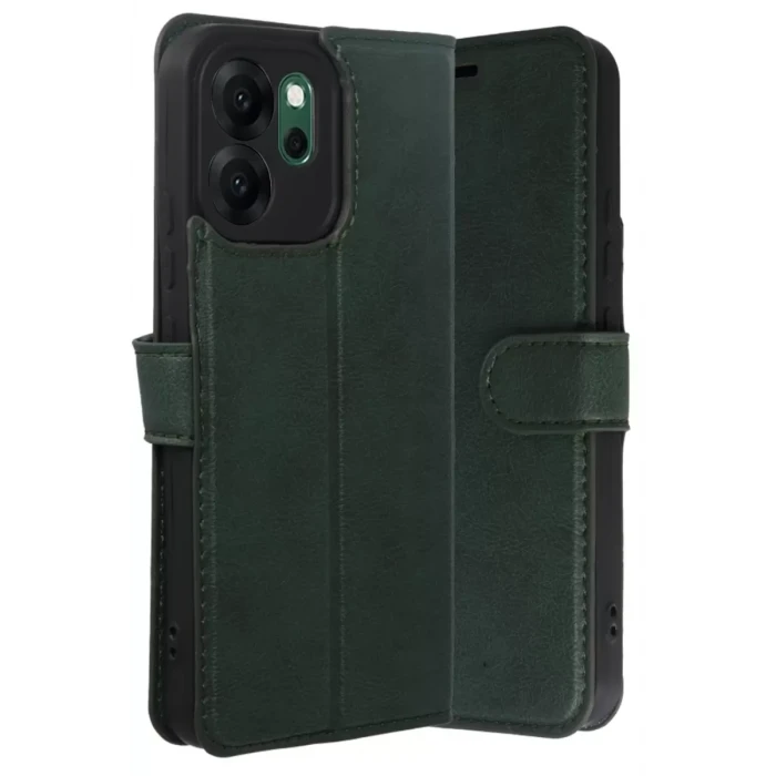 Newface Oppo Reno 14F Trend S Plus Kapaklı Kılıf - Yeşil