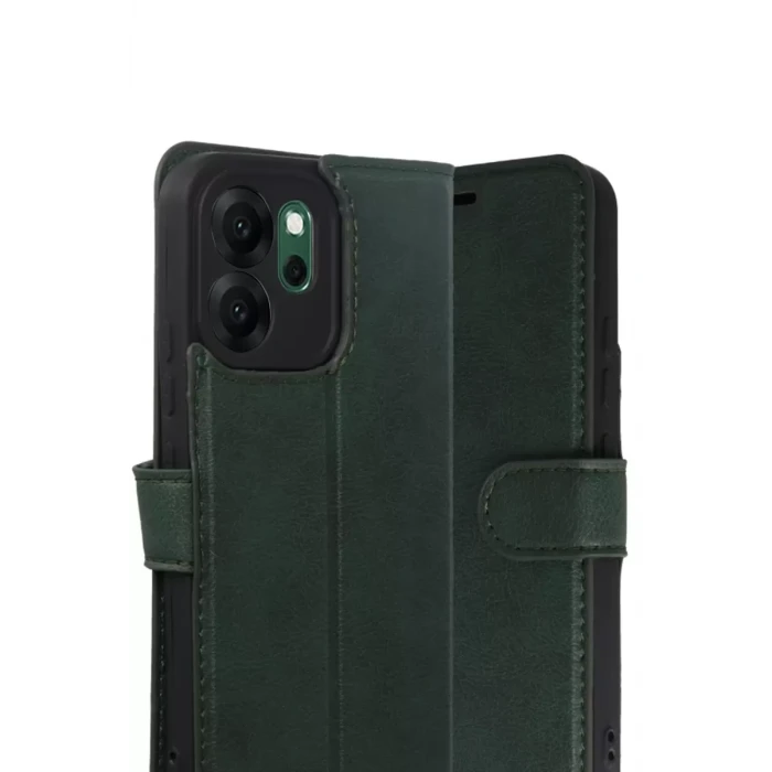 Newface Oppo Reno 14F Trend S Plus Kapaklı Kılıf - Yeşil