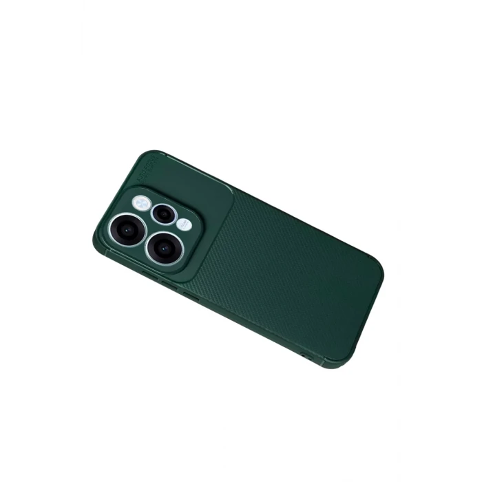 Newface Oppo Reno 15 Auto Focus Karbon Kapak - Koyu Yeşil