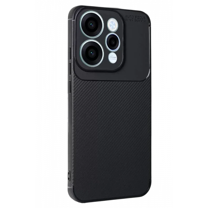 Newface Oppo Reno 15 Auto Focus Karbon Kapak - Siyah