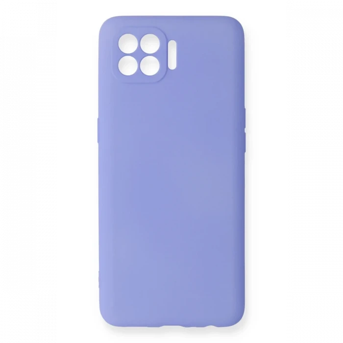 Newface Oppo Reno 4 Lite Kılıf First Silikon - Lila