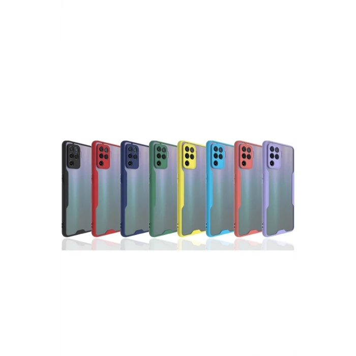 Newface Oppo Reno 5 Lite Kılıf Platin Silikon - Sarı