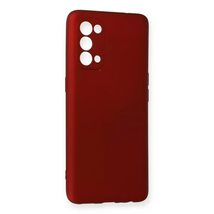 Newface Oppo Reno 5 Pro Kılıf First Silikon - Bordo