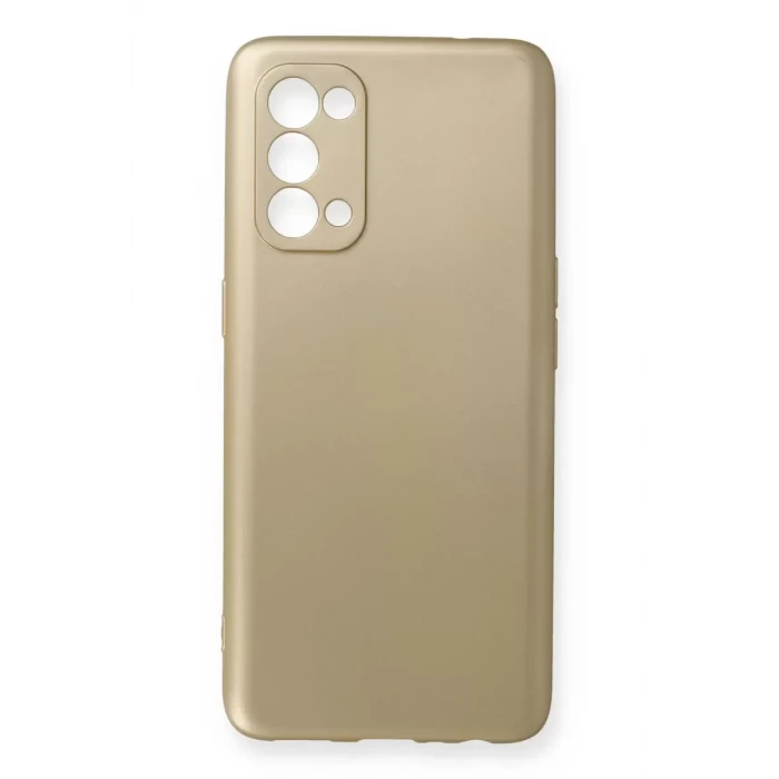 Newface Oppo Reno 5 Pro Kılıf First Silikon - Gold