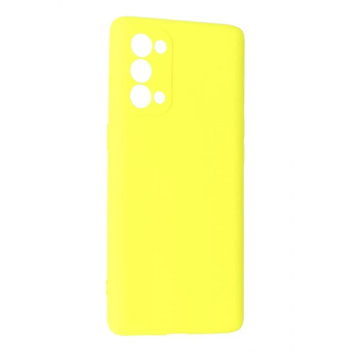 Newface Oppo Reno 5 Pro Kılıf First Silikon - Sarı