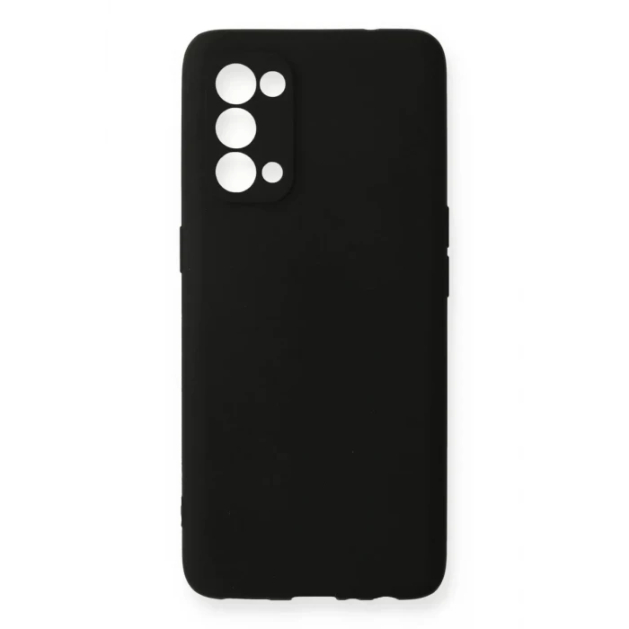 Newface Oppo Reno 5 Pro Kılıf First Silikon - Siyah