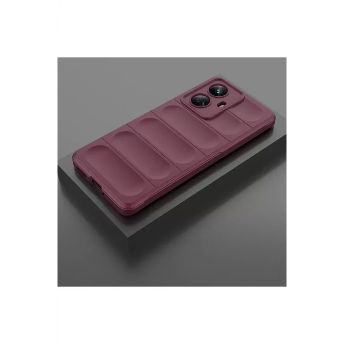 Newface Realme 10 Pro 5G Kılıf Optimum Silikon - Bordo