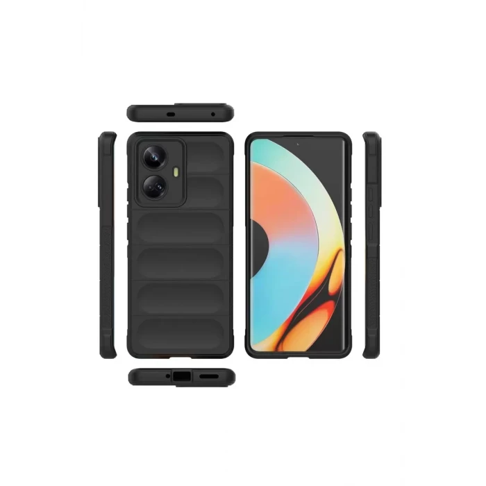 Newface Realme 10 Pro 5G Kılıf Optimum Silikon - Kırmızı