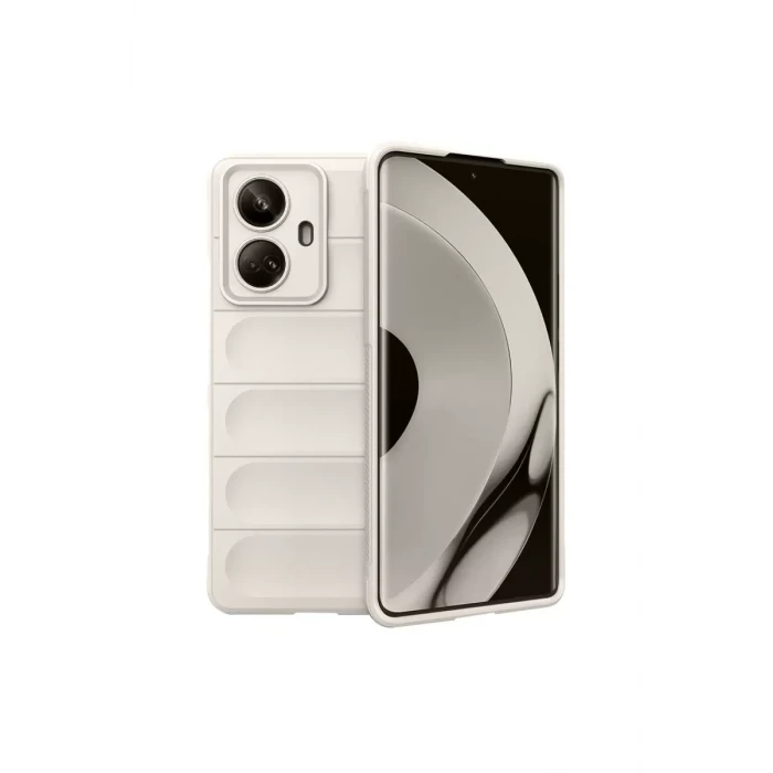 Newface Realme 10 Pro 5G Kılıf Optimum Silikon - Krem