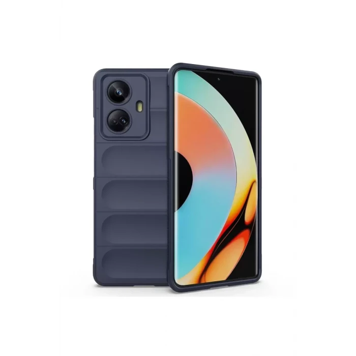 Newface Realme 10 Pro 5G Kılıf Optimum Silikon - Lacivert