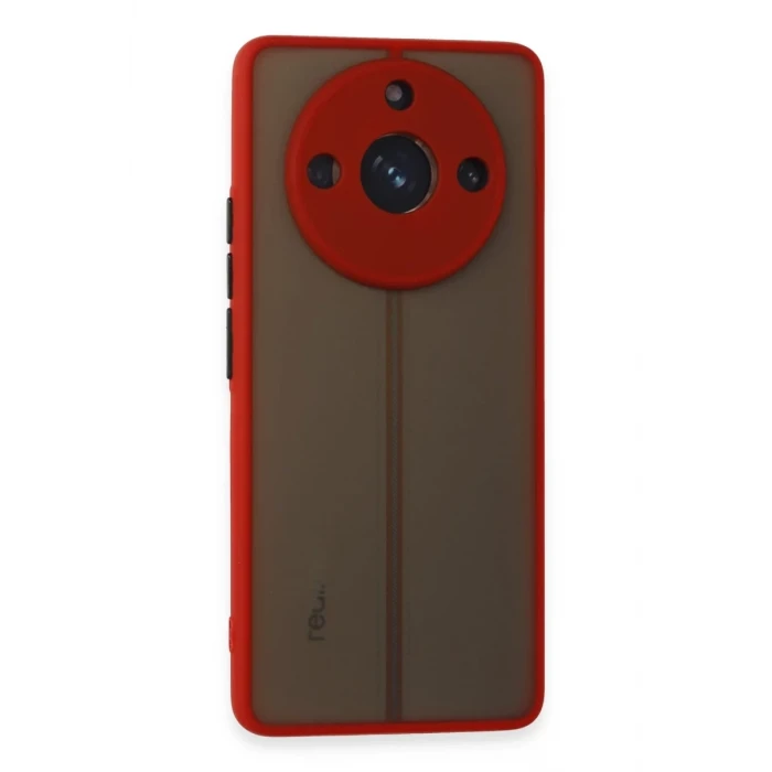 Newface Realme 11 Pro Kılıf Montreal Silikon Kapak - Kırmızı