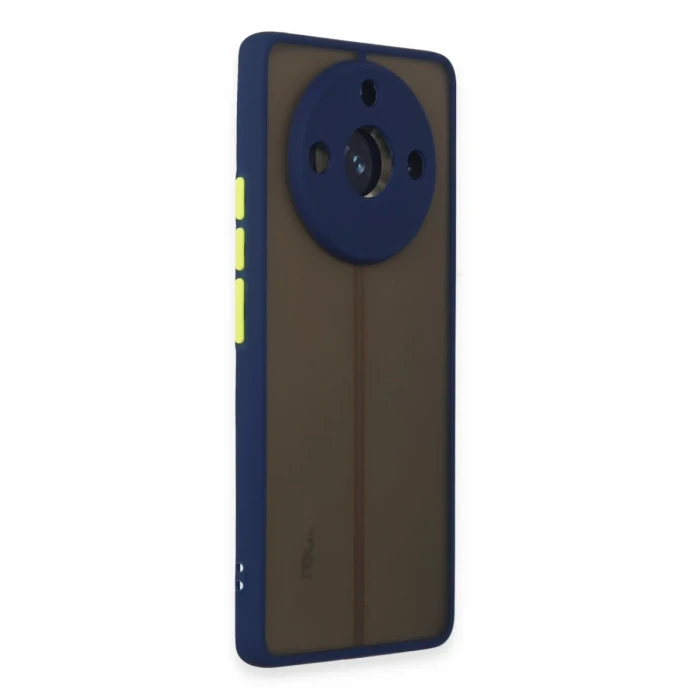 Newface Realme 11 Pro Kılıf Montreal Silikon Kapak - Lacivert