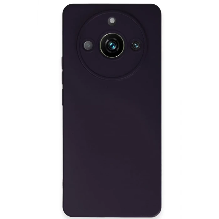 Newface Realme 11 Pro Kılıf Nano içi Kadife Silikon - Mor