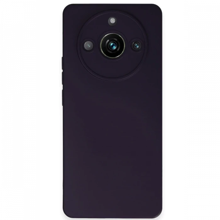 Newface Realme 11 Pro Kılıf Nano içi Kadife Silikon - Mor