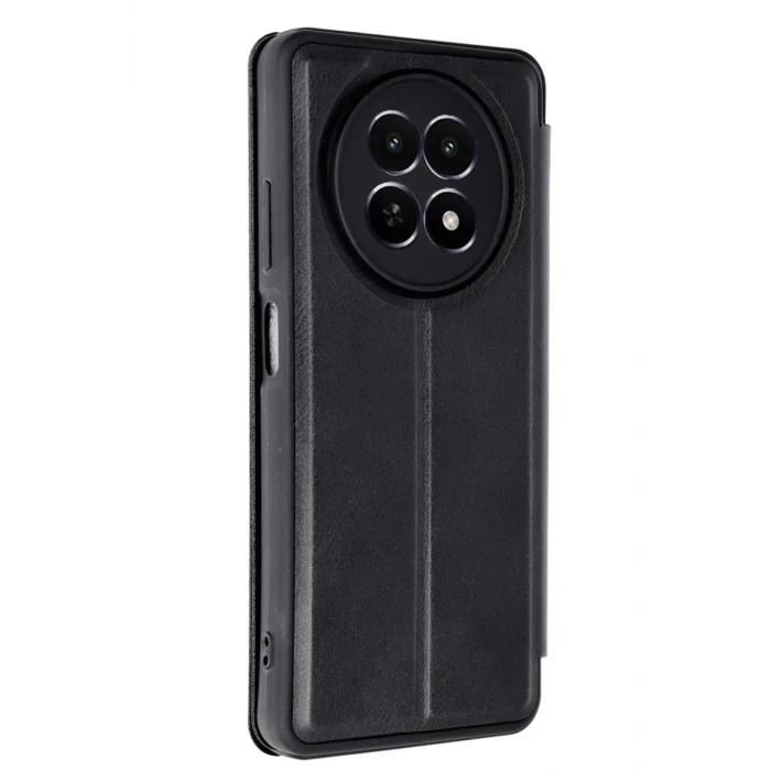 Newface Realme 12 5G Kılıf Flip Cover - Siyah