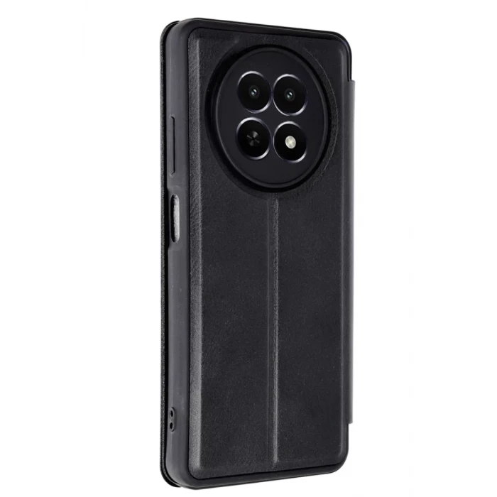Newface Realme 12 5G Kılıf Flip Cover - Siyah