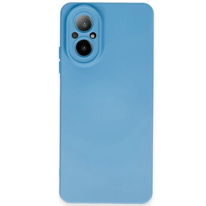Newface Realme 12 Lite Kılıf Nano içi Kadife Silikon - Mavi