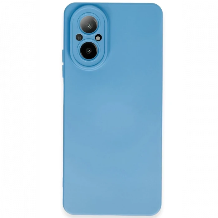 Newface Realme 12 Lite Kılıf Nano içi Kadife Silikon - Mavi