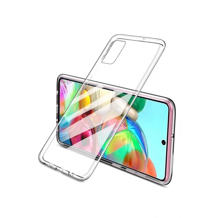 Newface Realme 7 Pro Kılıf Lüx Şeffaf Silikon - Şeffaf